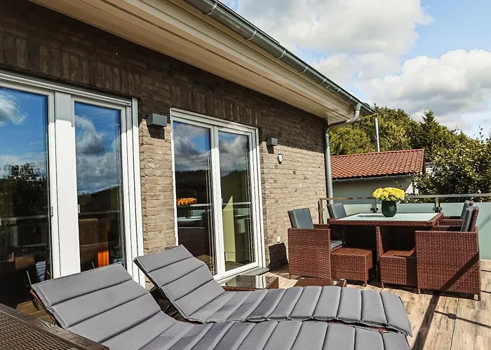 Talblick 5, Mit Sauna Und Wunderschoenen Panoramablick Neu * Walkenried